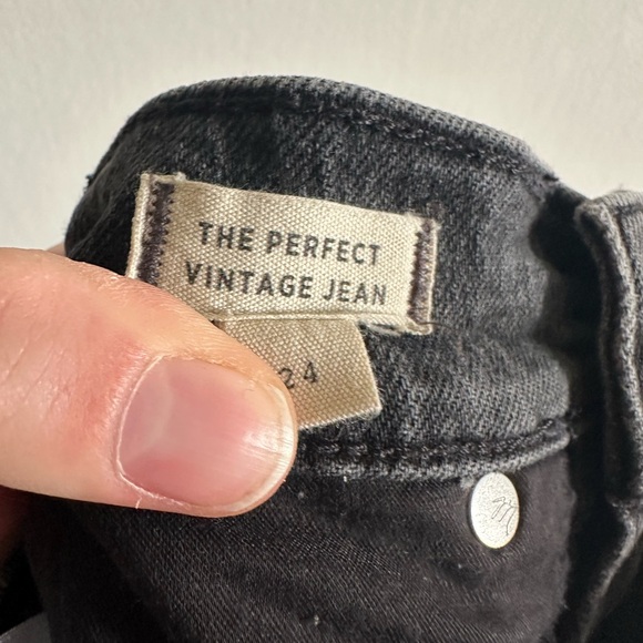Madewell ‘The Perfect Vintage Jean’ in Lunar Wash size 24 EUC - Picture 12 of 14